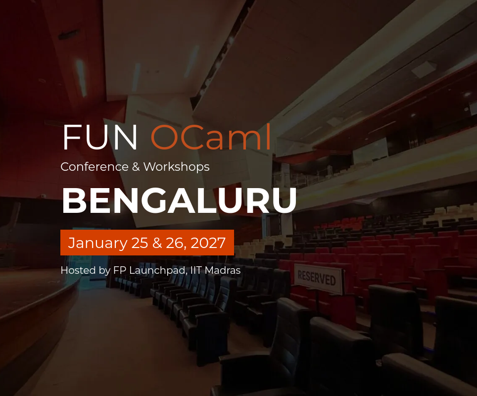FUN OCaml — fun-ocaml.com event banner